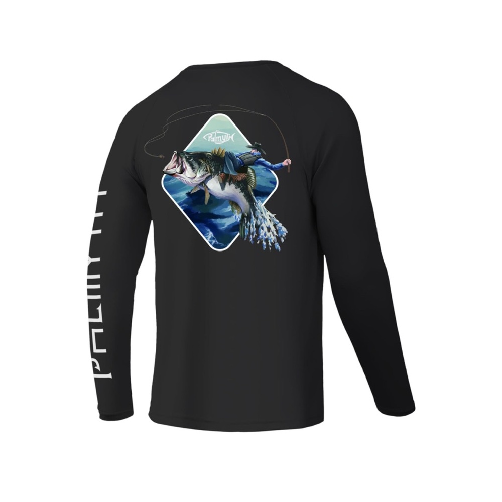 Palmyth Fishing Shirts for Men Long Sleeve UPF 50+ T Shirt Sun Protection Tee